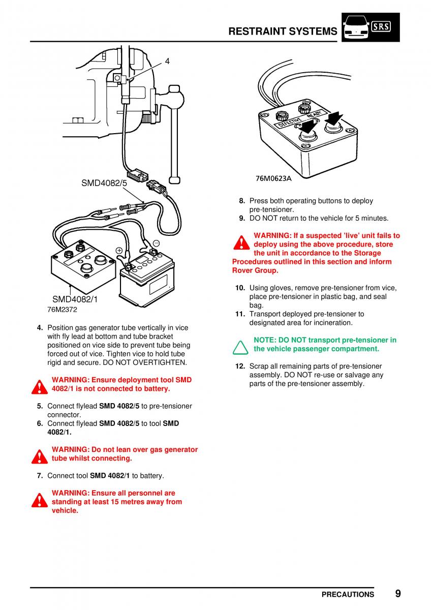 Mini Cooper workshop manual / page 271