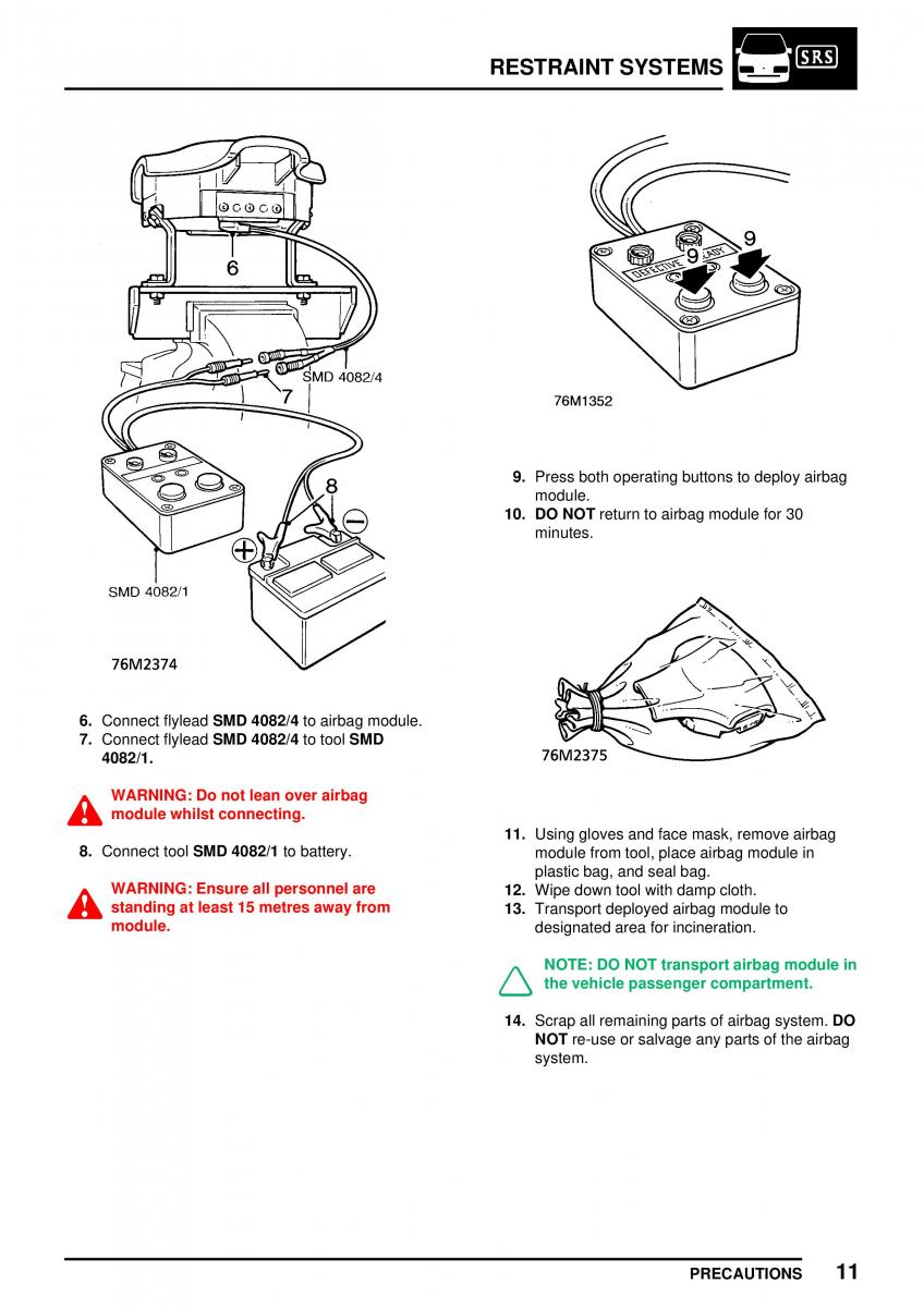 Mini Cooper workshop manual / page 273