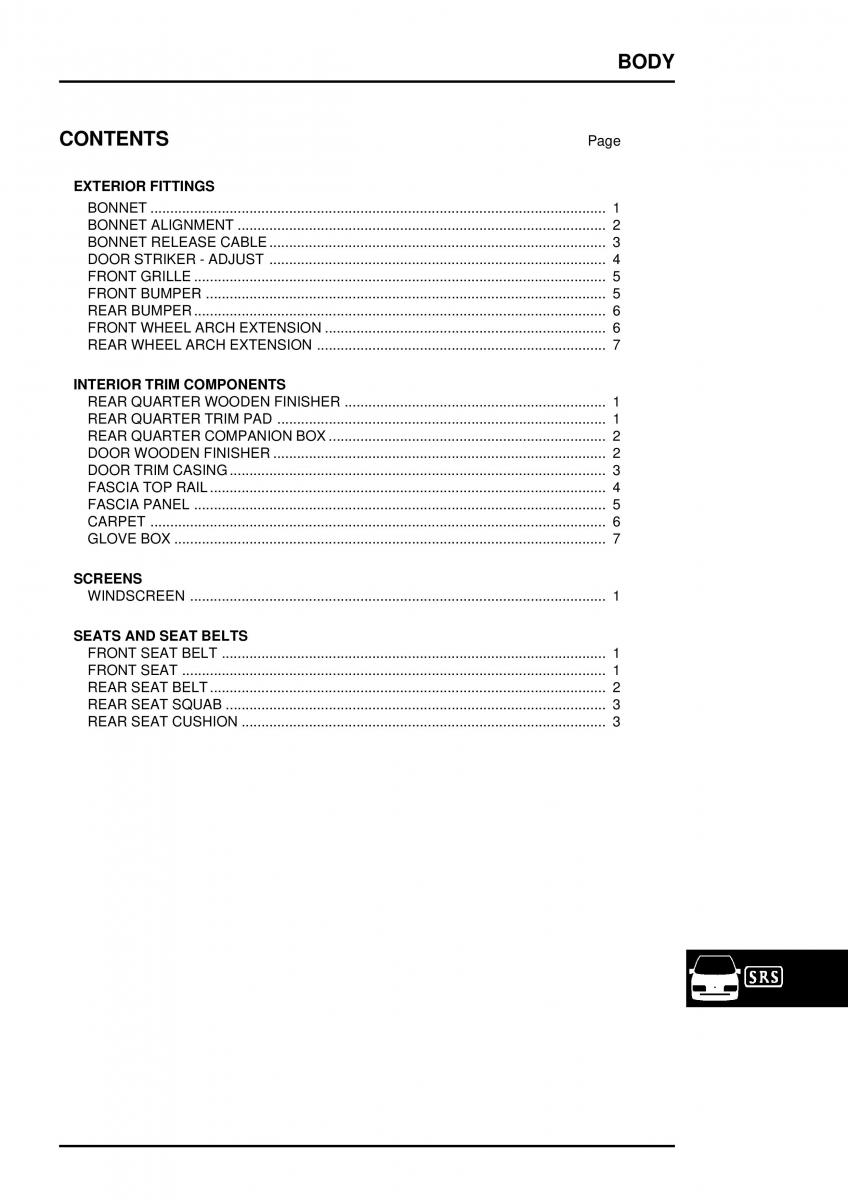 Mini Cooper workshop manual / page 281