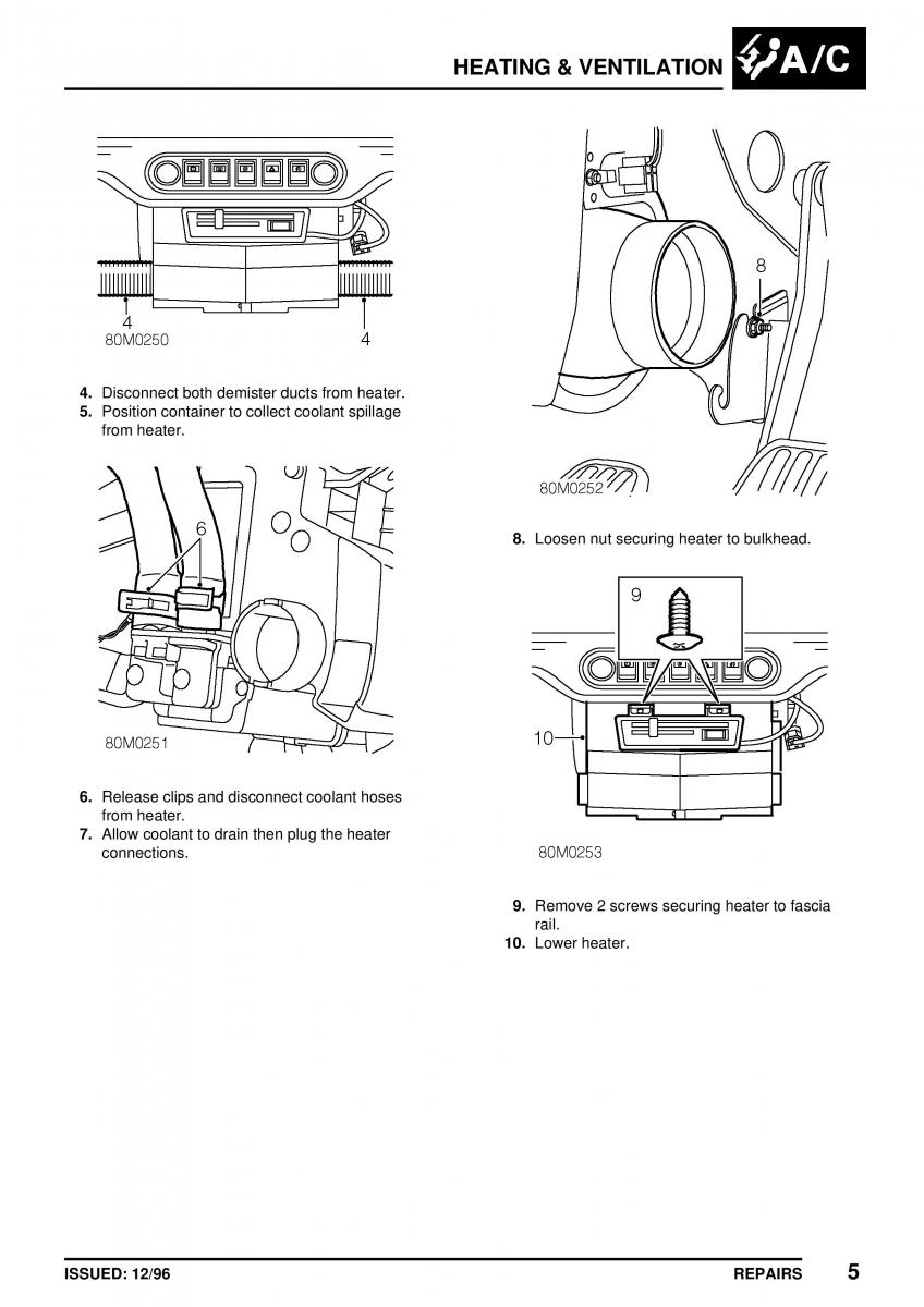 Mini Cooper workshop manual / page 311