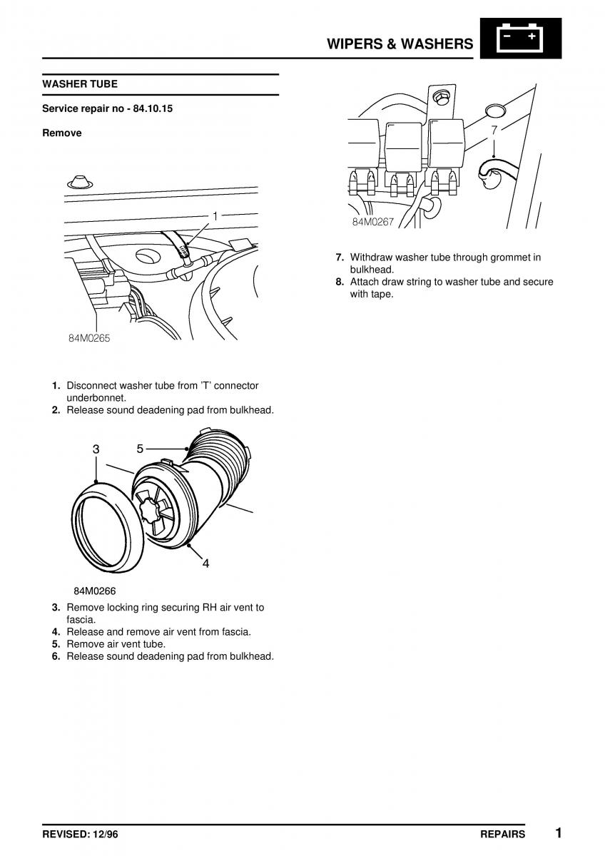 Mini Cooper workshop manual / page 317