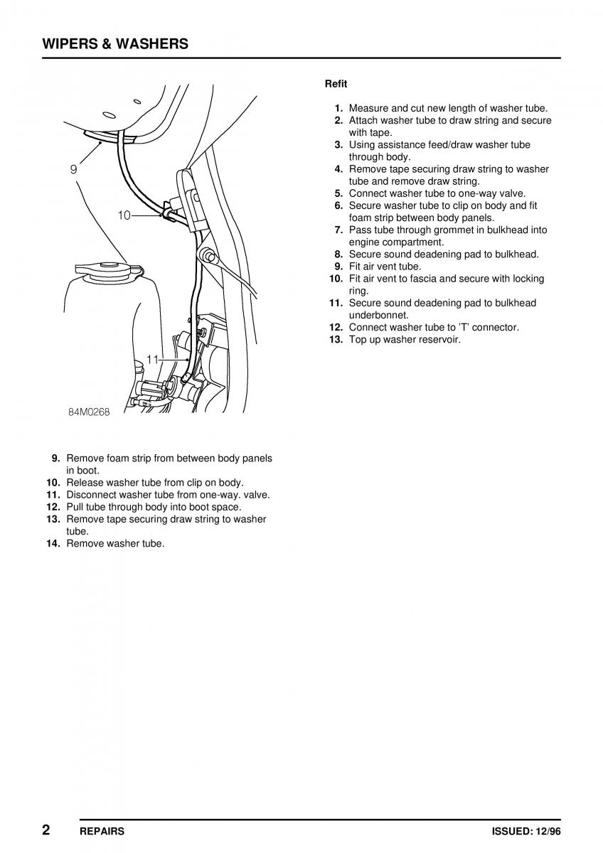 Mini Cooper workshop manual / page 318