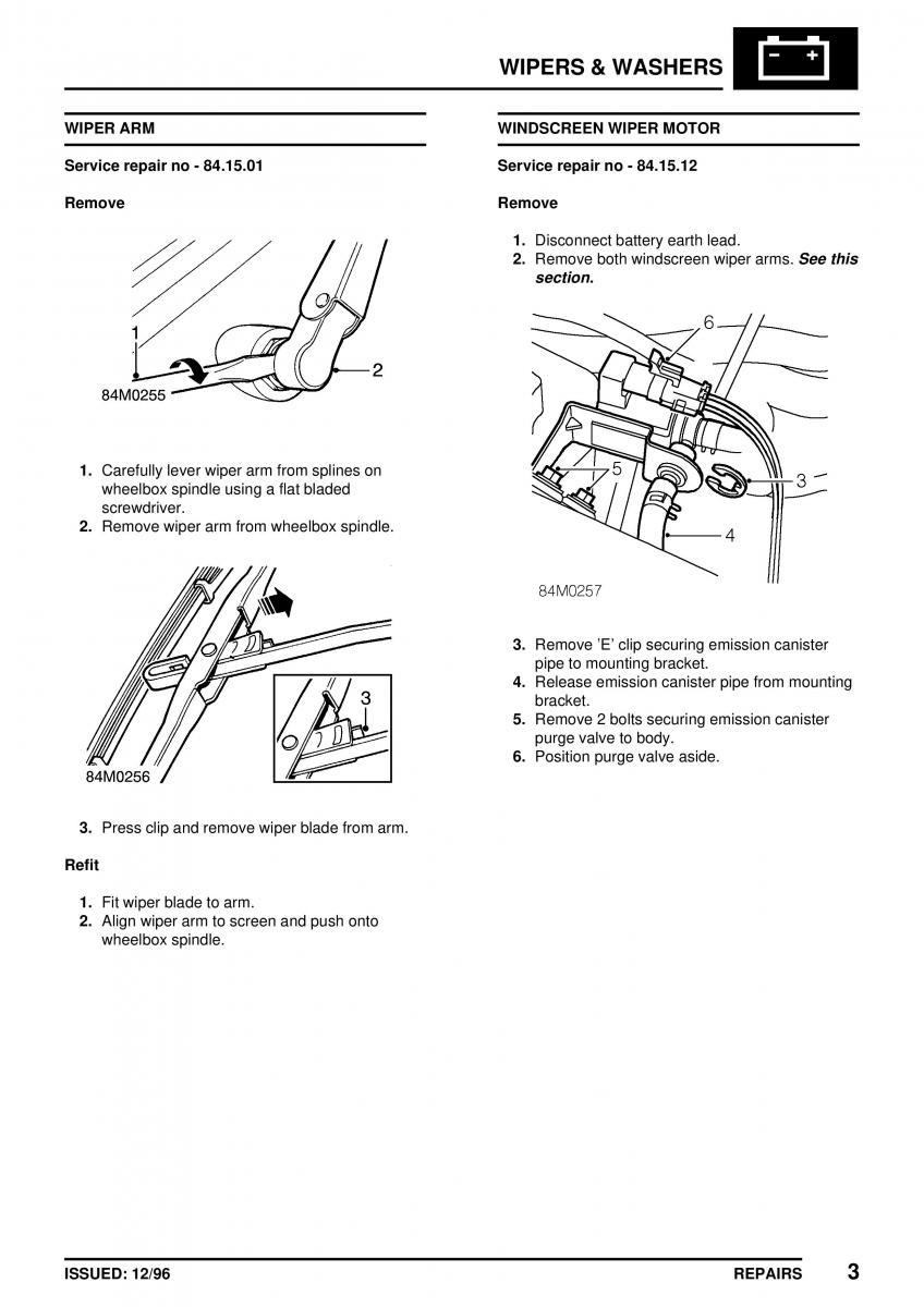 Mini Cooper workshop manual / page 319