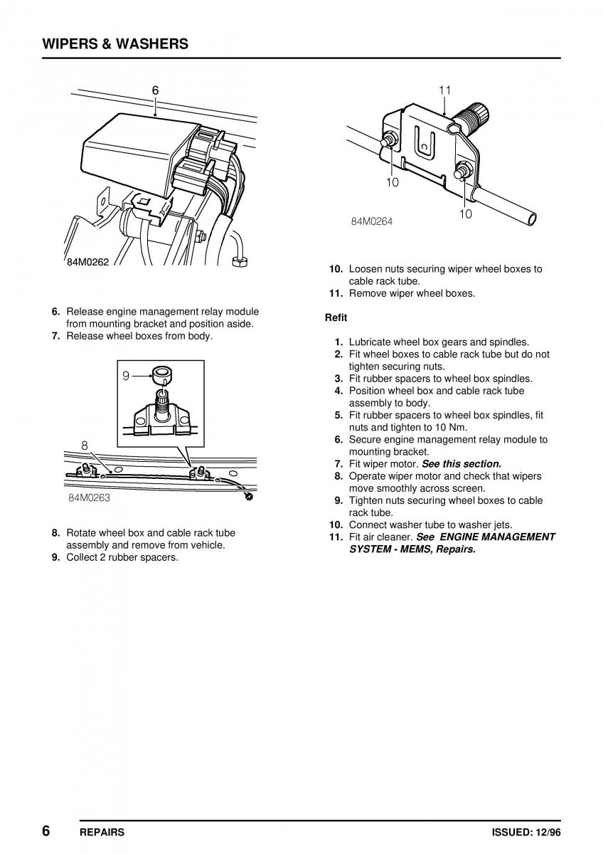 Mini Cooper workshop manual / page 322