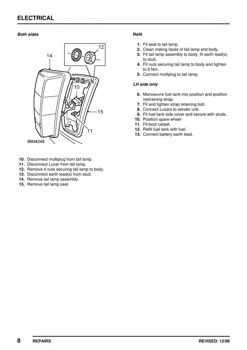 Mini Cooper workshop manual / page 338