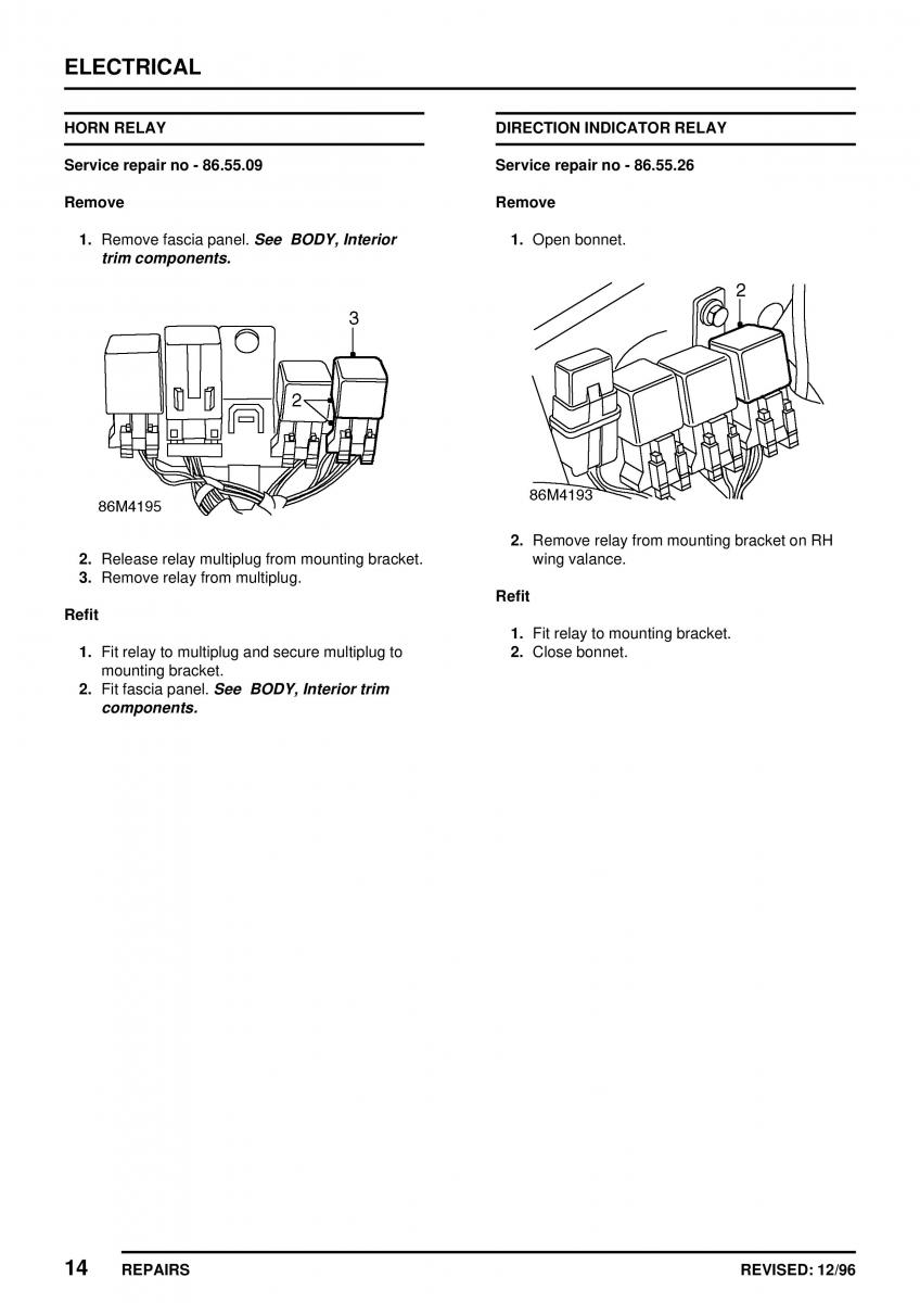 Mini Cooper workshop manual / page 344