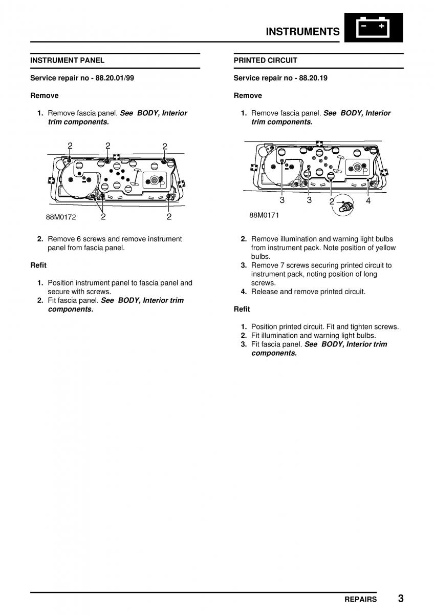 Mini Cooper workshop manual / page 363