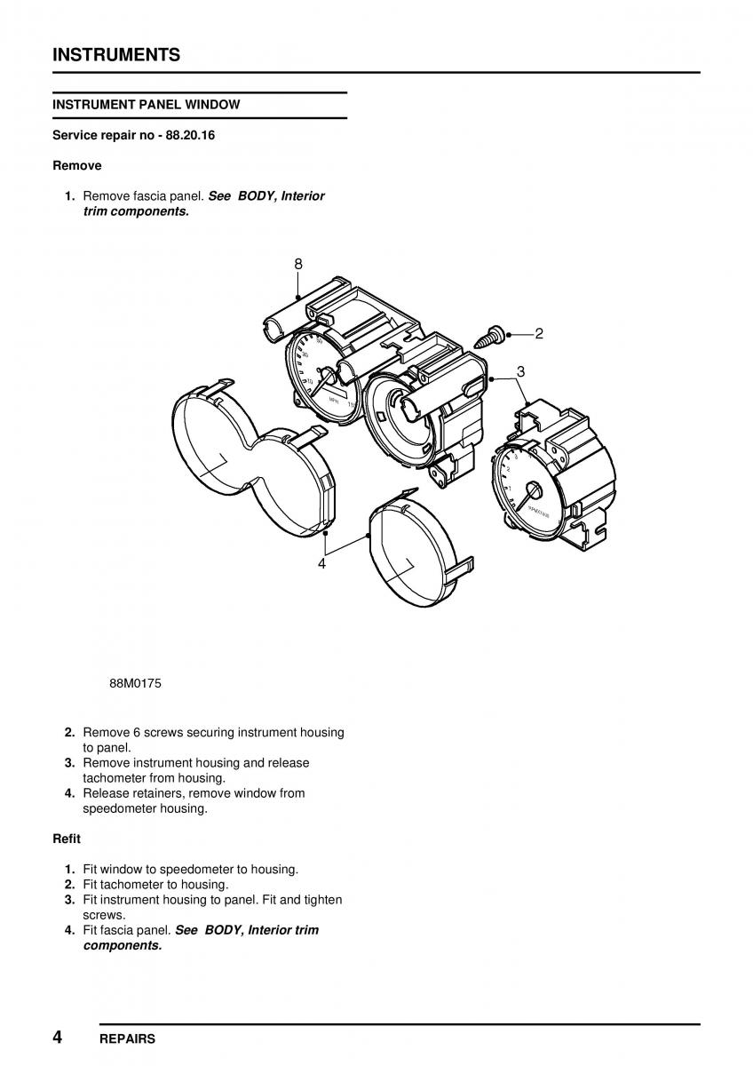 Mini Cooper workshop manual / page 364