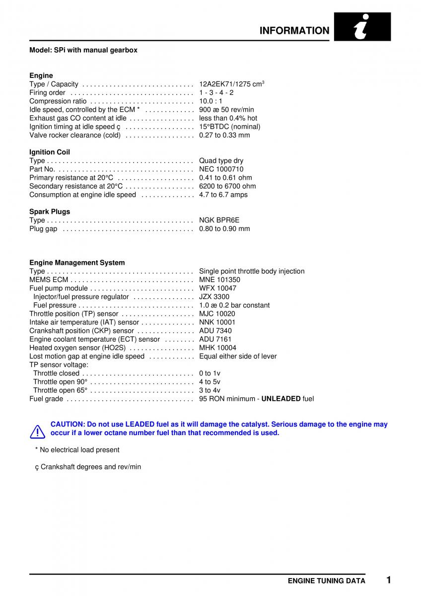 Mini Cooper workshop manual / page 39