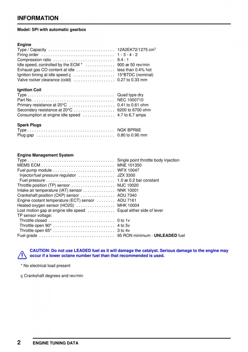 Mini Cooper workshop manual / page 40