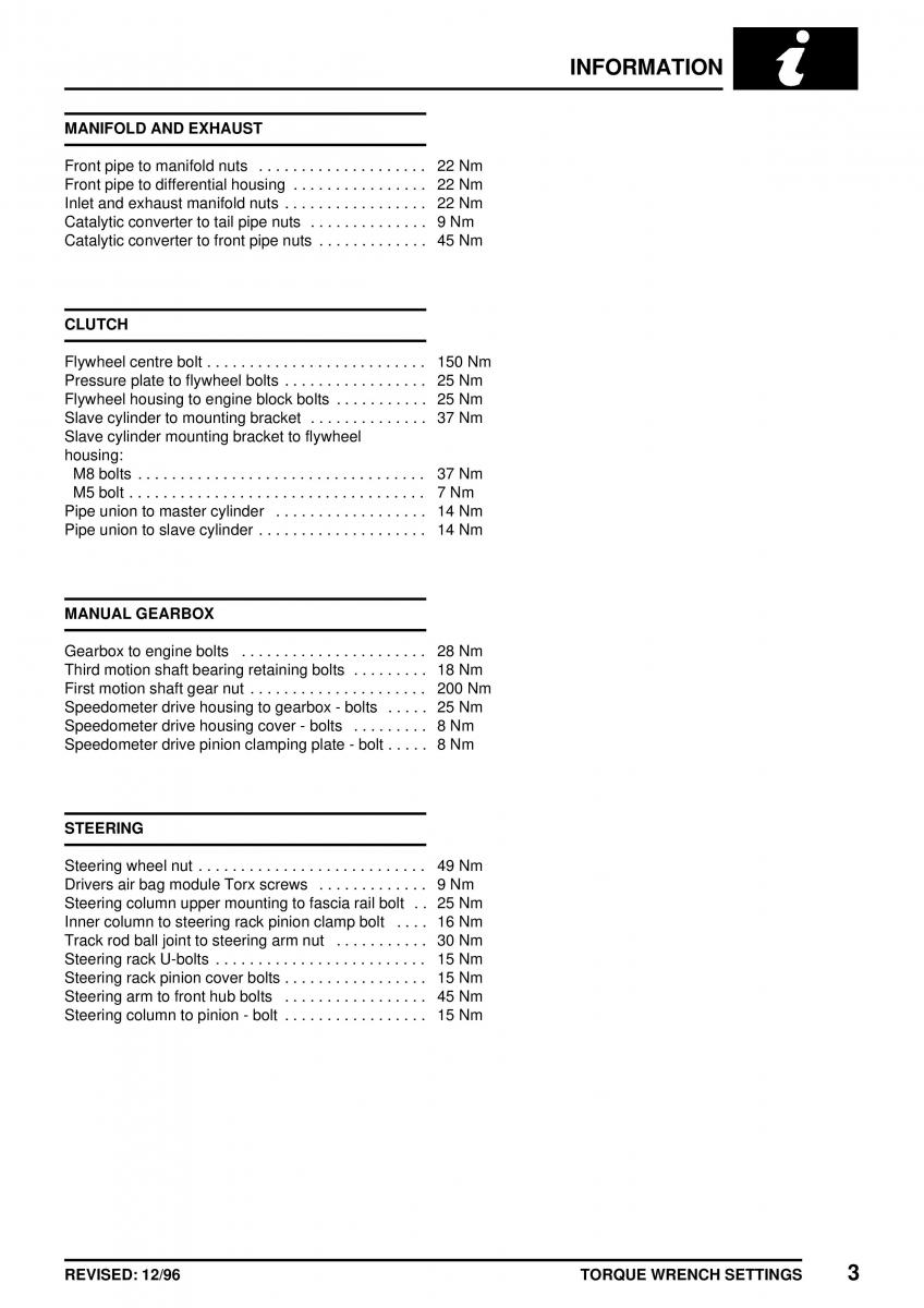 Mini Cooper workshop manual / page 45