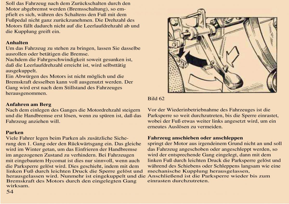 Trabant 601 owners manual Handbuch / page 55