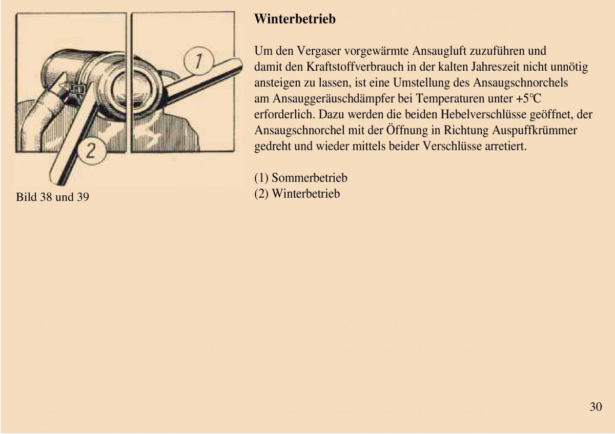 Trabant 601 owners manual Handbuch / page 31