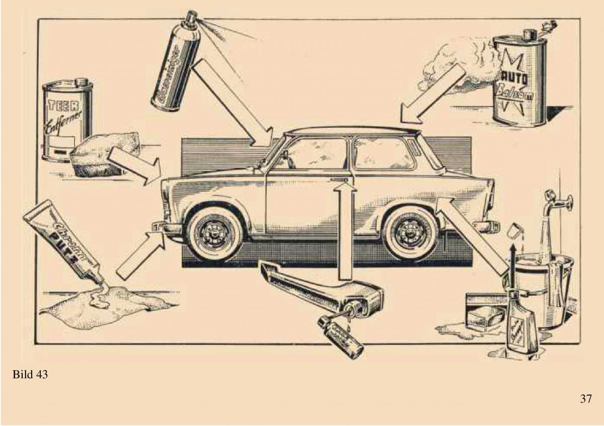 Trabant 601 owners manual Handbuch / page 38