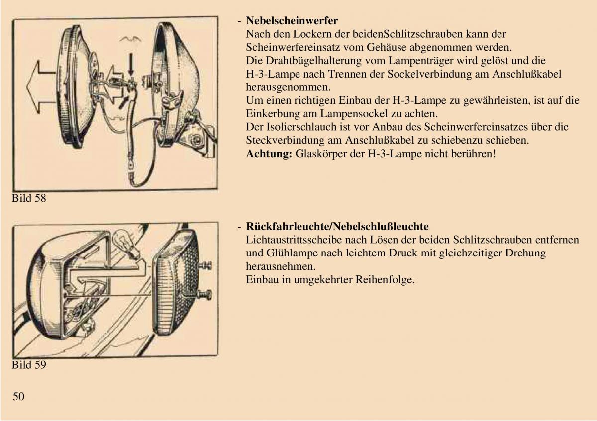 Trabant 601 owners manual Handbuch / page 51