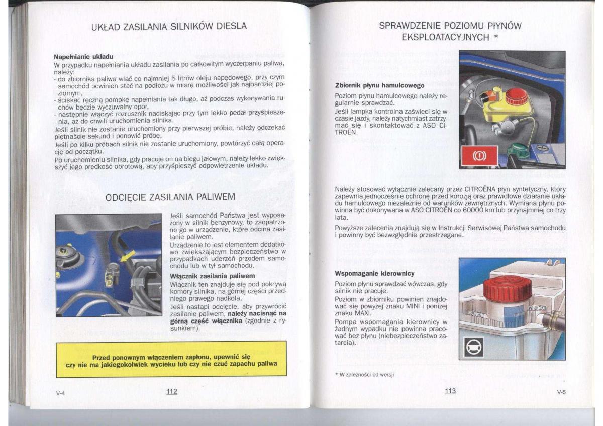 Citroen Xara instrukcja obslugi / page 58