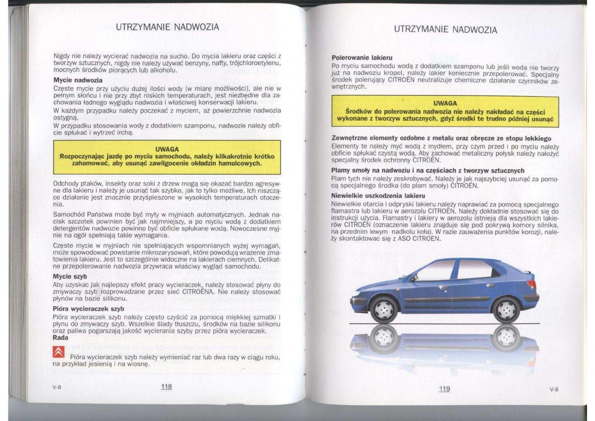 Citroen Xara instrukcja obslugi / page 61