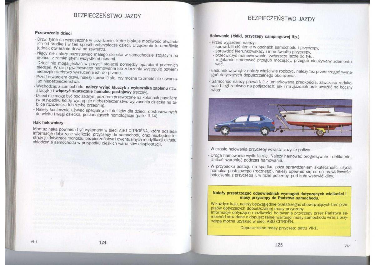 Citroen Xara instrukcja obslugi / page 64