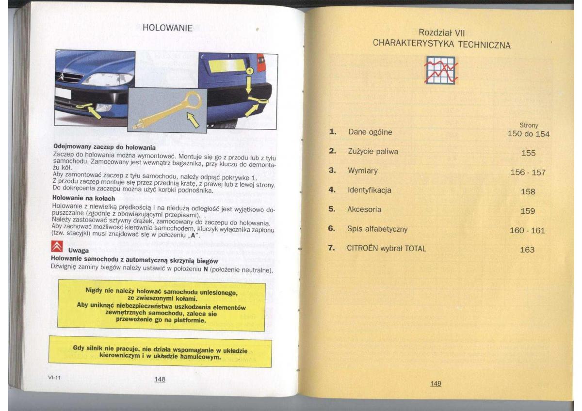 Citroen Xara instrukcja obslugi / page 76