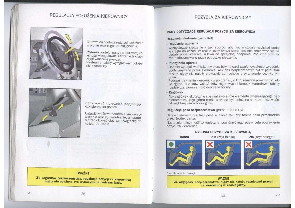 Citroen Xara instrukcja obslugi / page 20