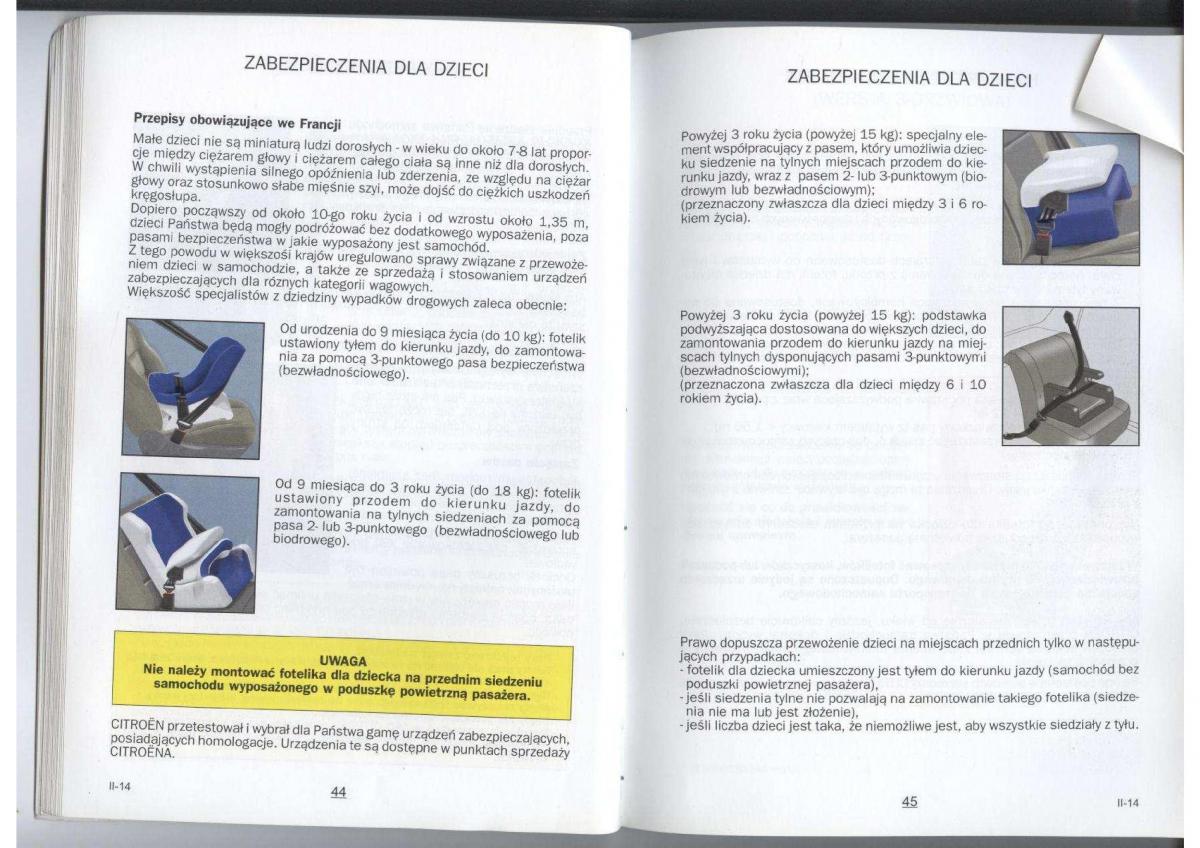 Citroen Xara instrukcja obslugi / page 24