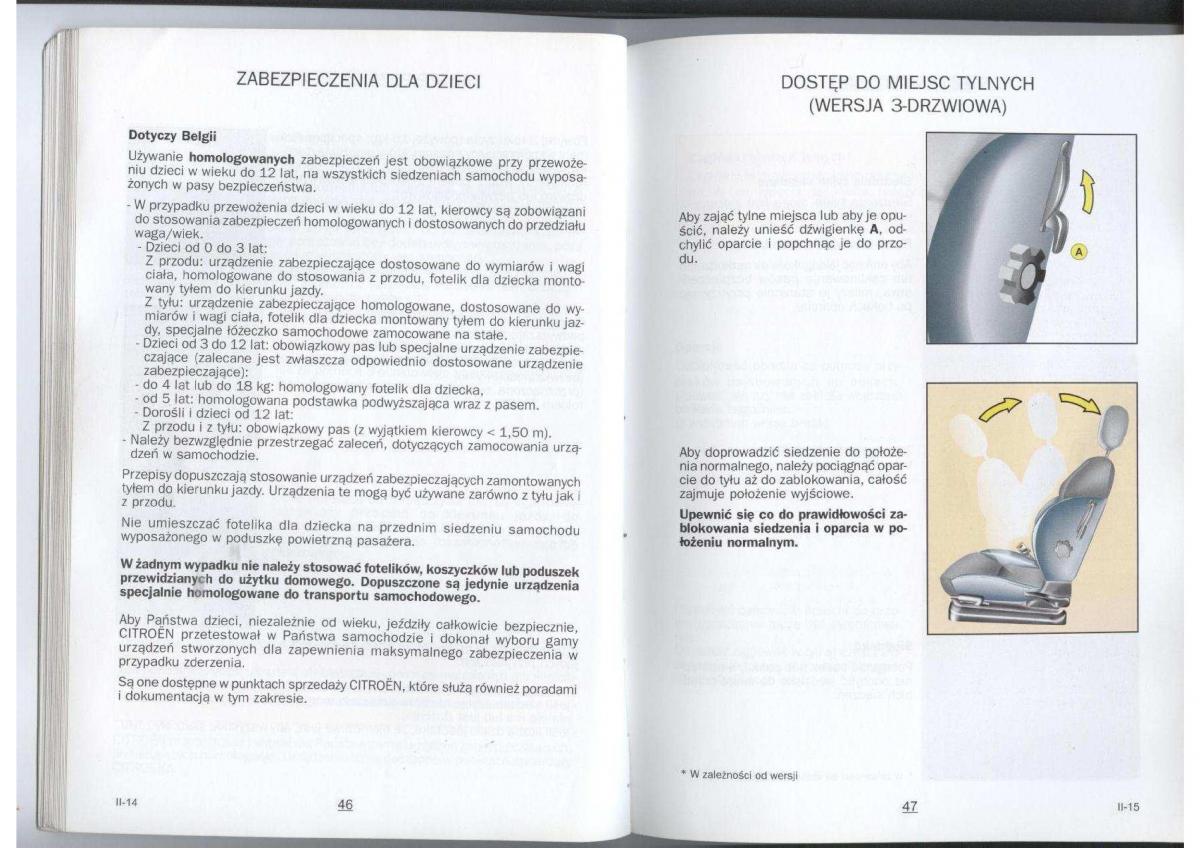 Citroen Xara instrukcja obslugi / page 25