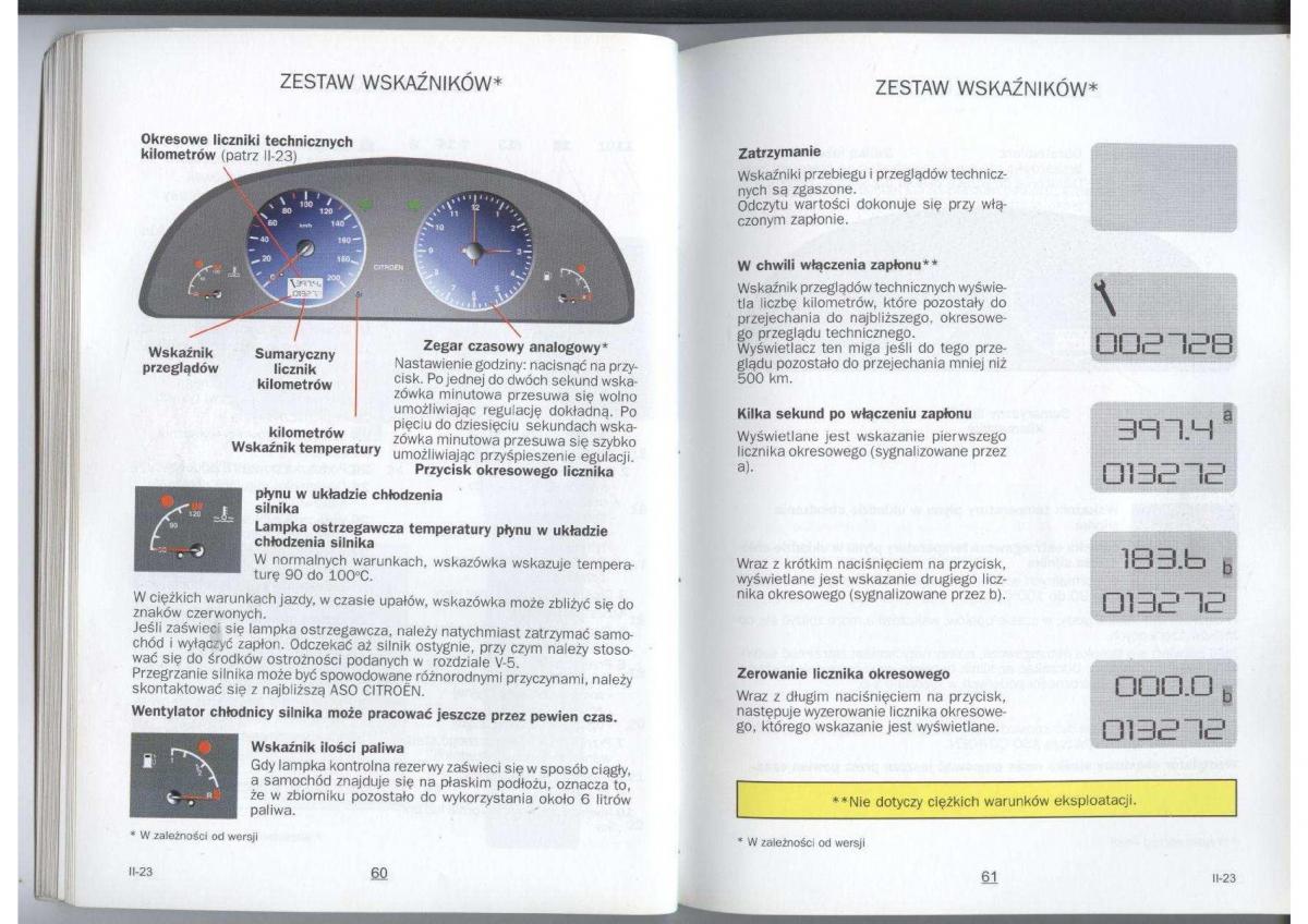 Citroen Xara instrukcja obslugi / page 32