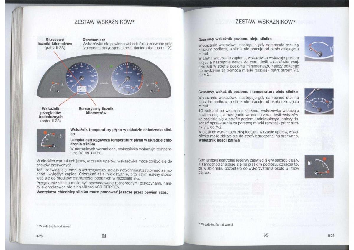 Citroen Xara instrukcja obslugi / page 34