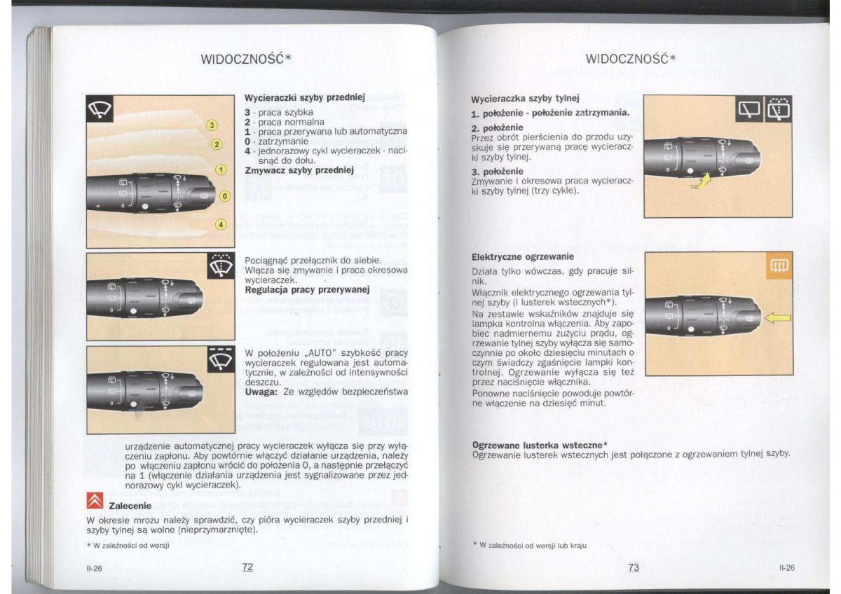 Citroen Xara instrukcja obslugi / page 38