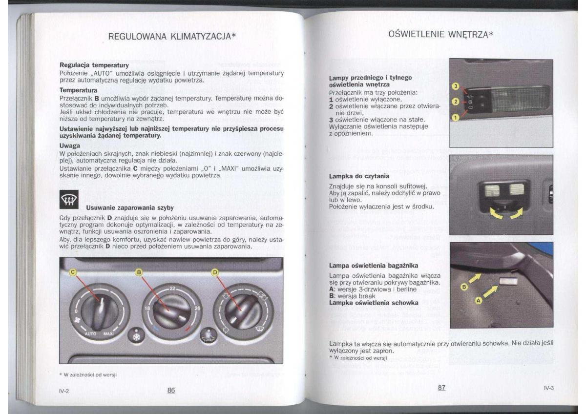 Citroen Xara instrukcja obslugi / page 45