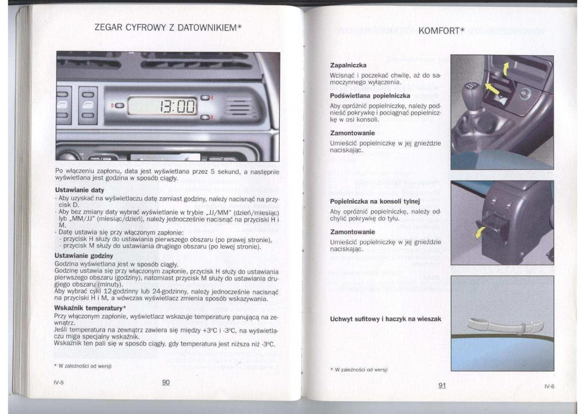 Citroen Xara instrukcja obslugi / page 47