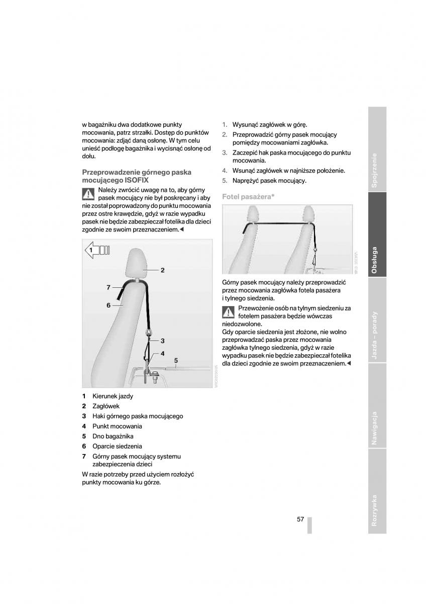 BMW 1 E87 E81 instrukcja obslugi / page 58