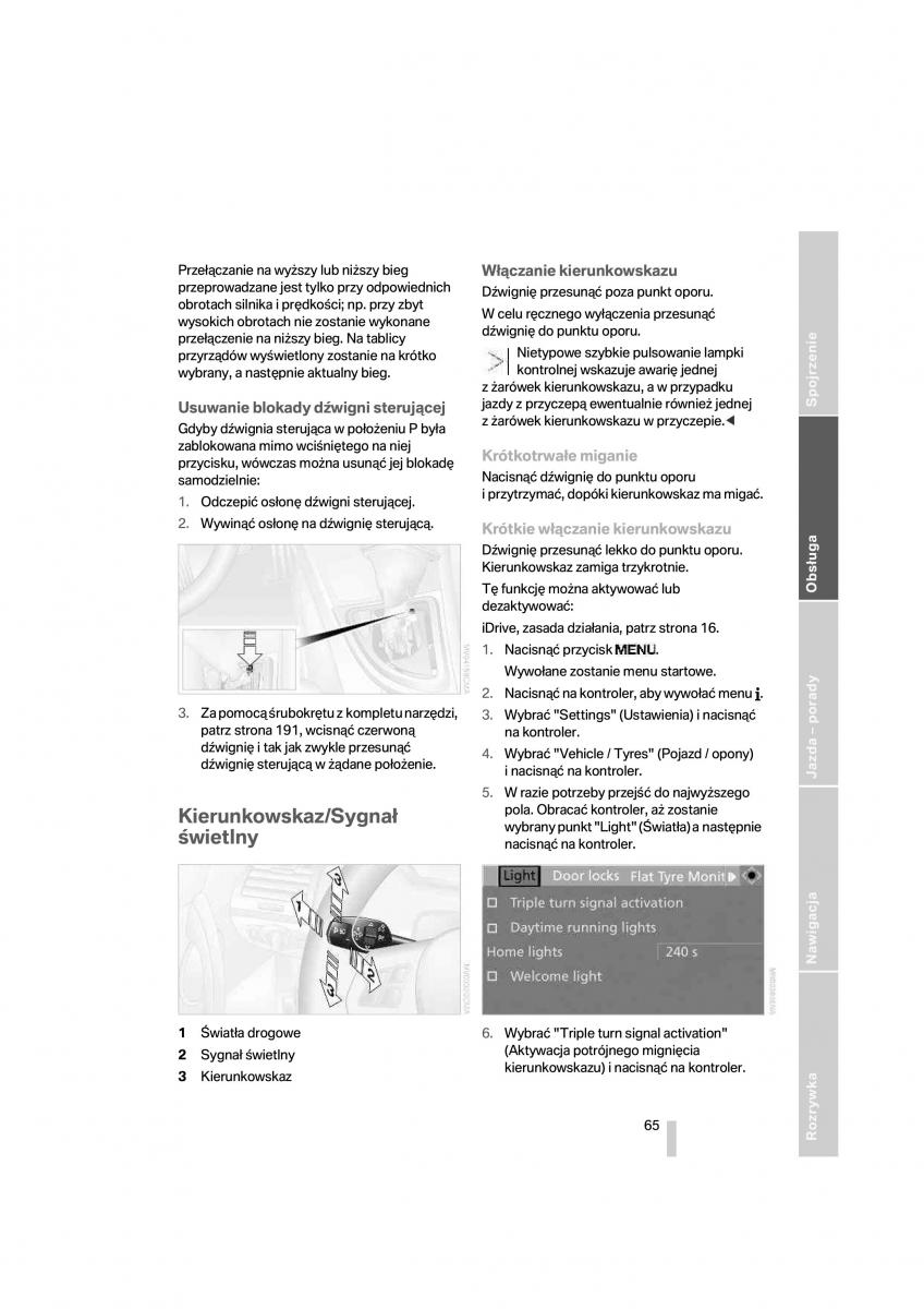 BMW 1 E87 E81 instrukcja obslugi / page 66