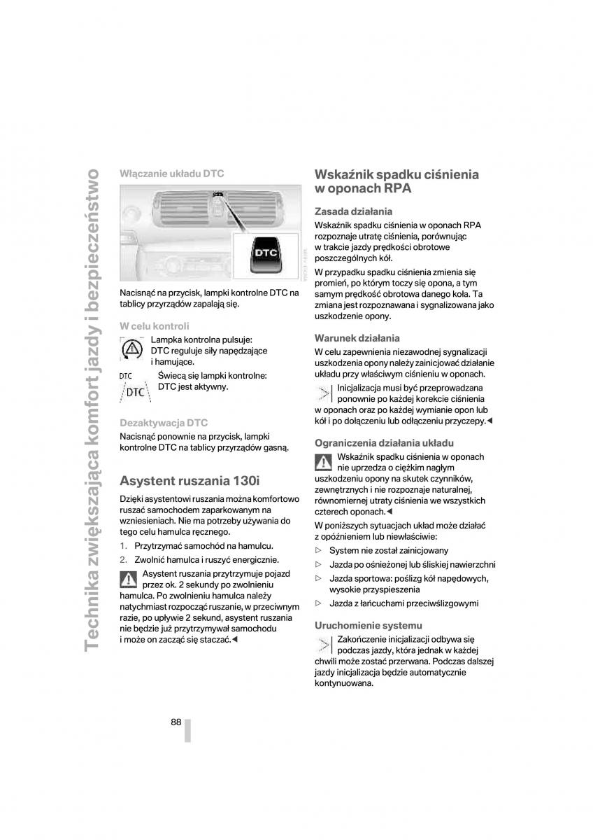 BMW 1 E87 E81 instrukcja obslugi / page 89