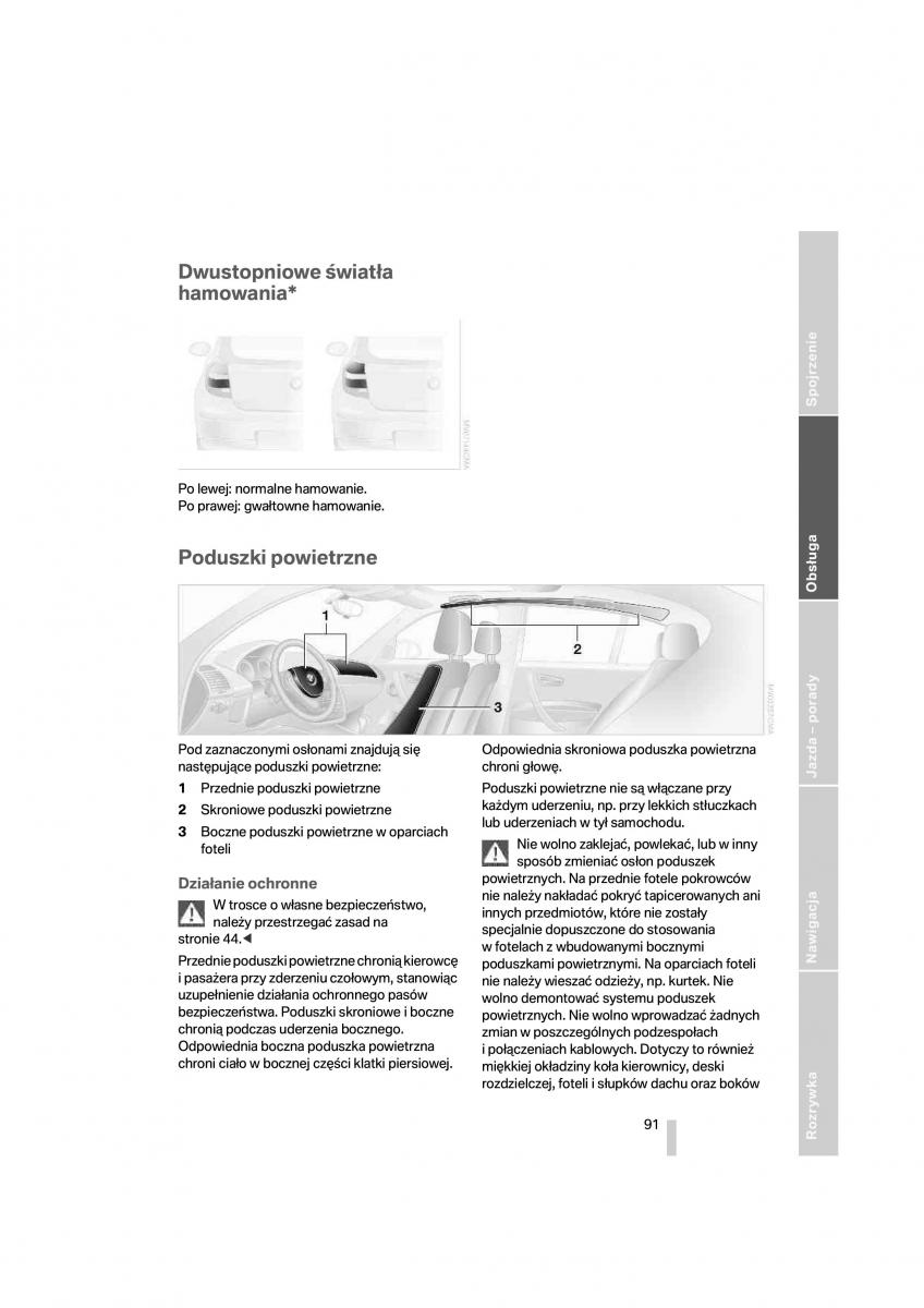 BMW 1 E87 E81 instrukcja obslugi / page 92