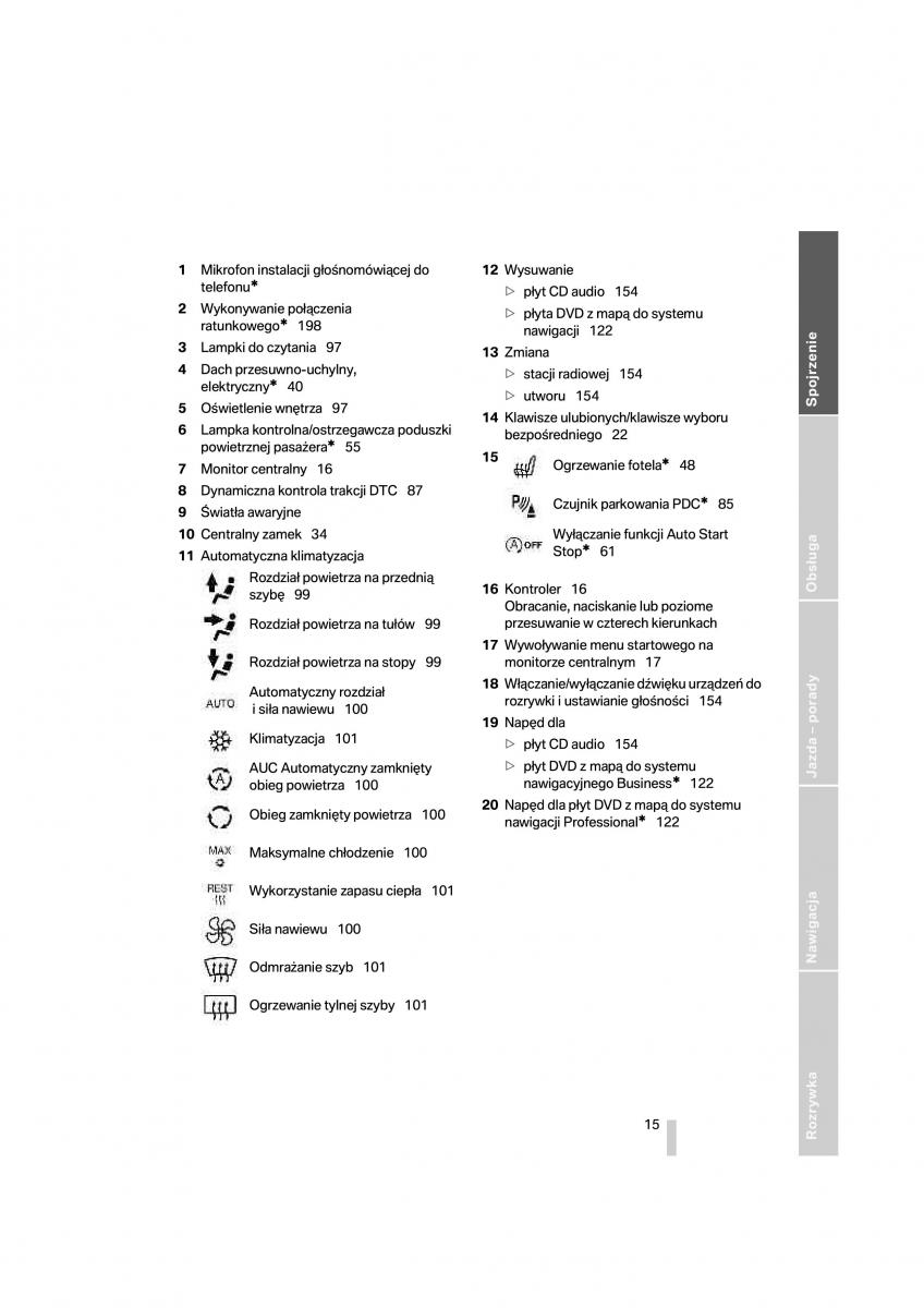 BMW 1 E87 E81 instrukcja obslugi / page 16