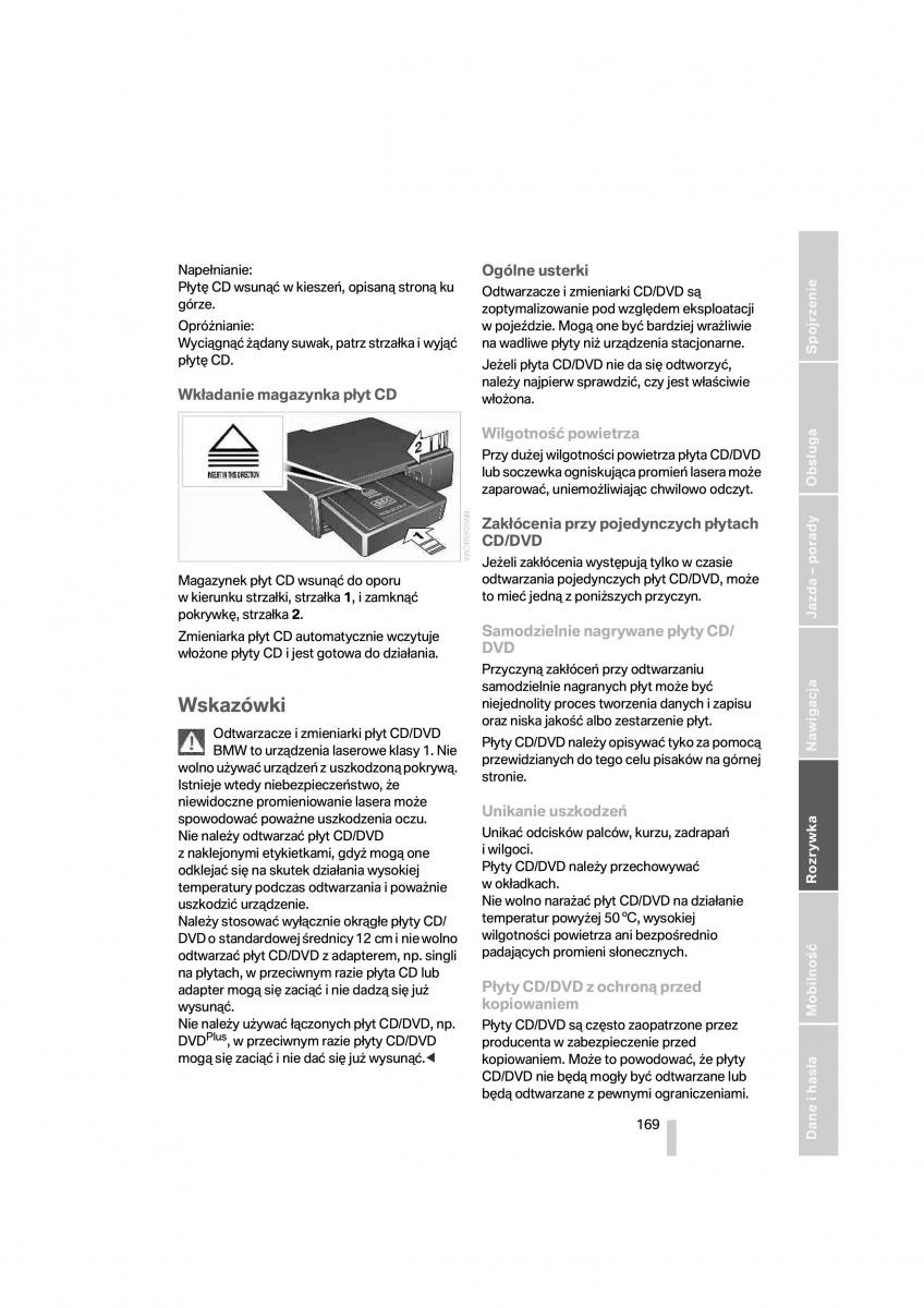 BMW 1 E87 E81 instrukcja obslugi / page 170