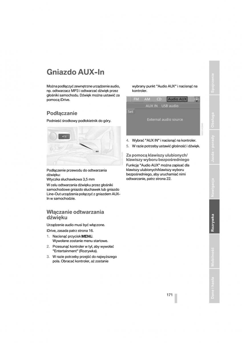 BMW 1 E87 E81 instrukcja obslugi / page 172