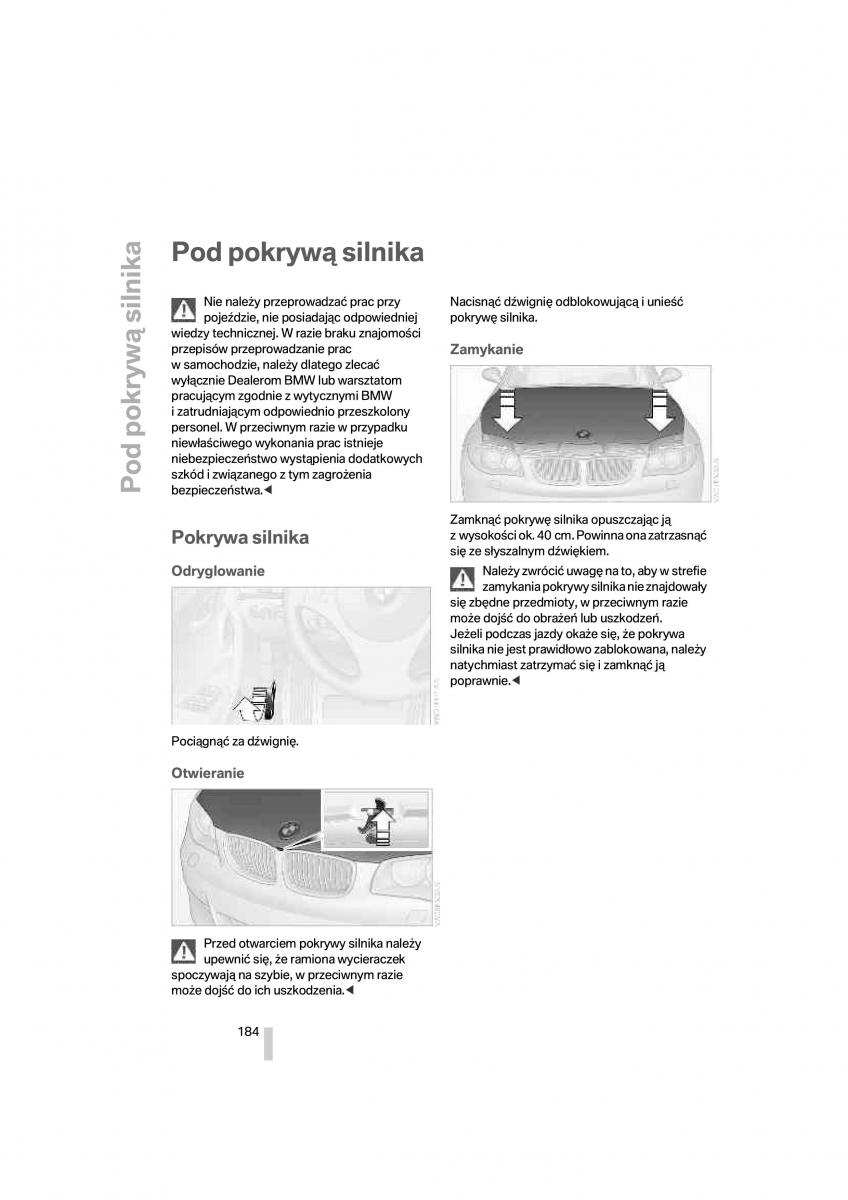 BMW 1 E87 E81 instrukcja obslugi / page 185