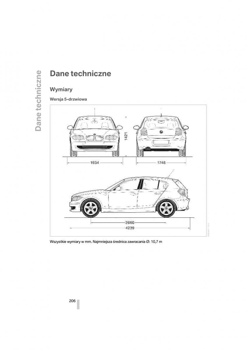 BMW 1 E87 E81 instrukcja obslugi / page 207