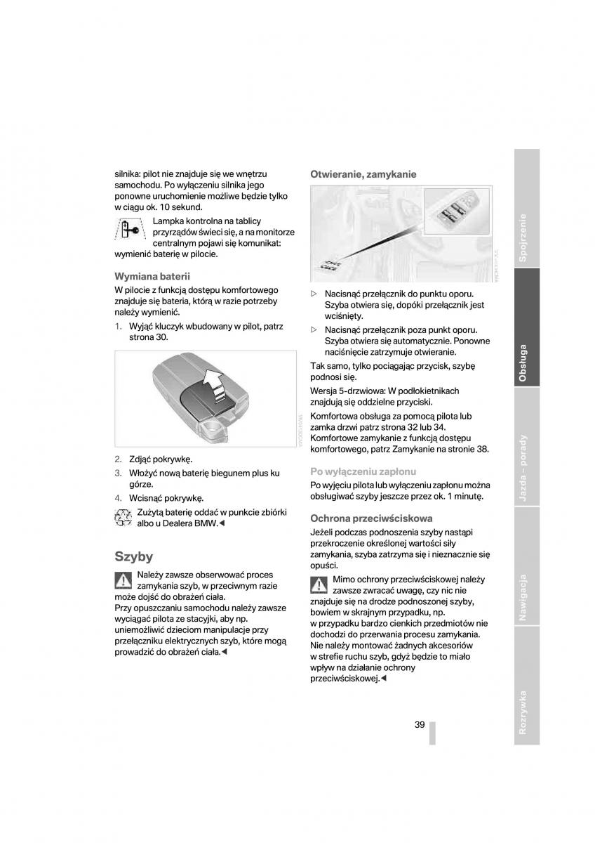 BMW 1 E87 E81 instrukcja obslugi / page 40