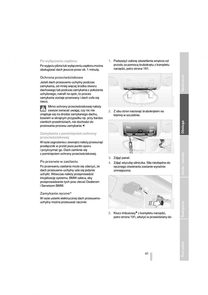 BMW 1 E87 E81 instrukcja obslugi / page 42