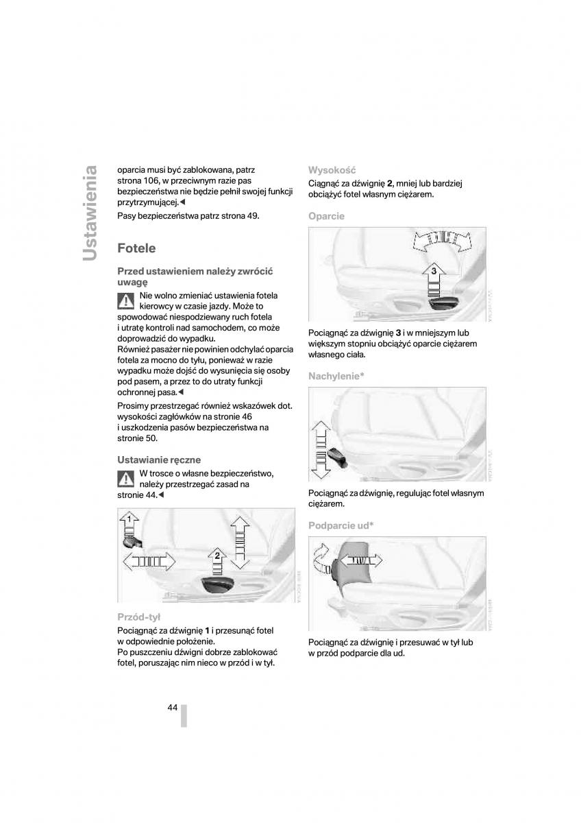 BMW 1 E87 E81 instrukcja obslugi / page 45