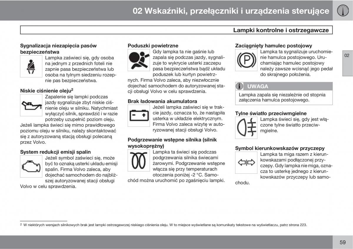 Volvo XC90 XC Classic instrukcja obslugi / page 61