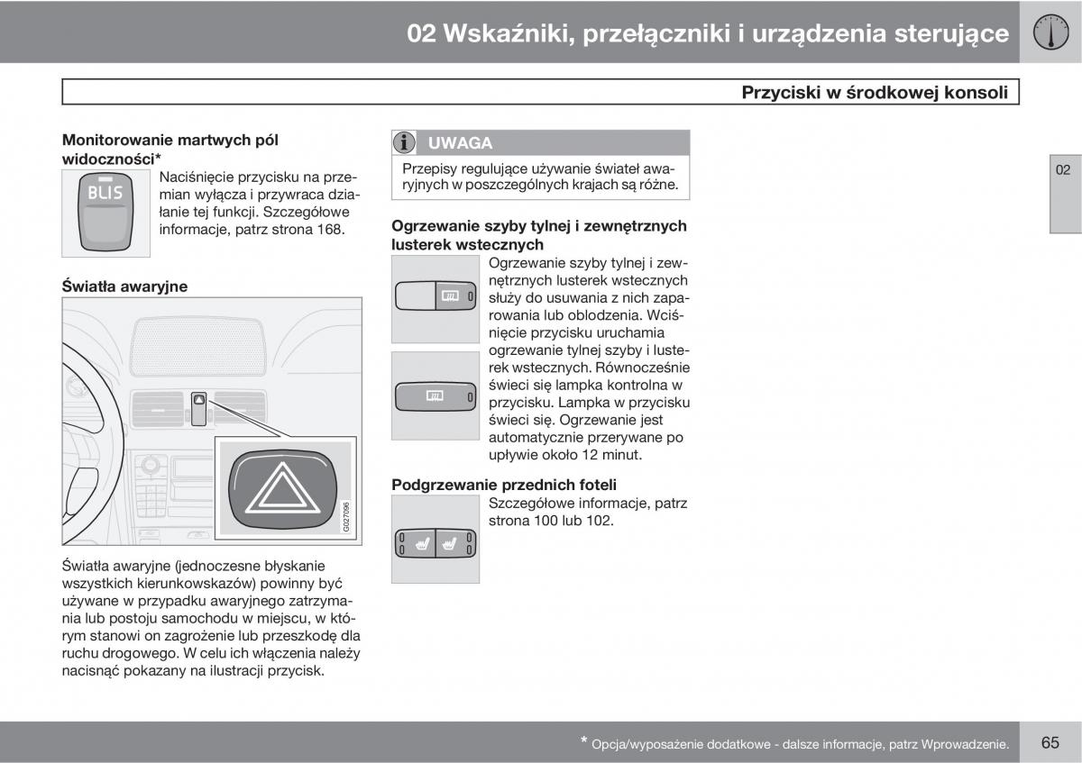 Volvo XC90 XC Classic instrukcja obslugi / page 67