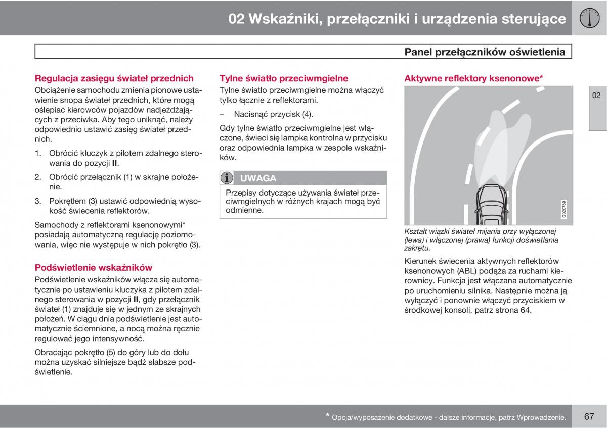 Volvo XC90 XC Classic instrukcja obslugi / page 69