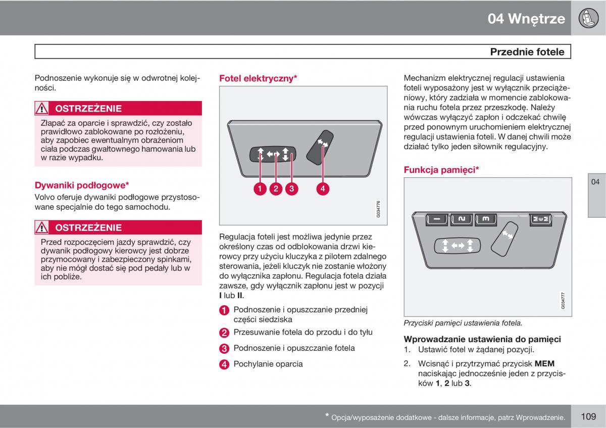 Volvo XC90 XC Classic instrukcja obslugi / page 111