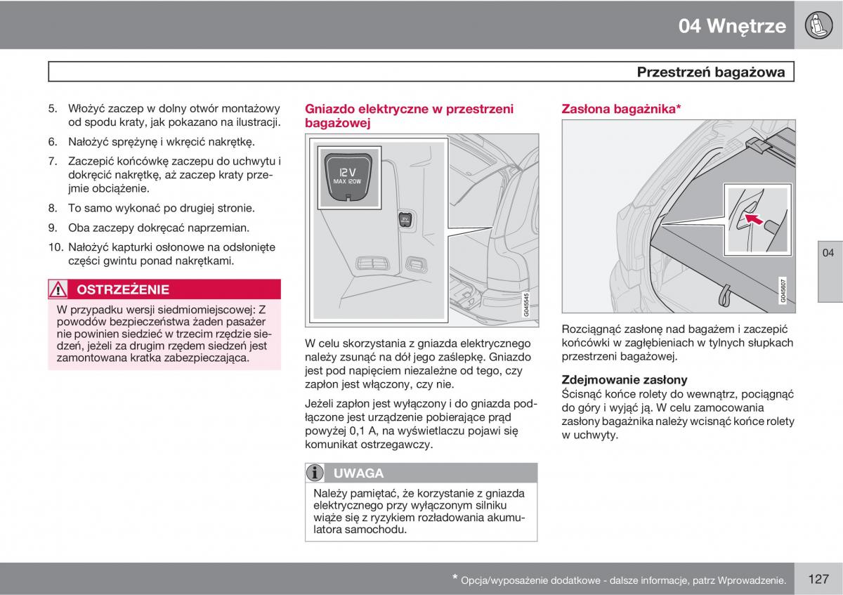 Volvo XC90 XC Classic instrukcja obslugi / page 129