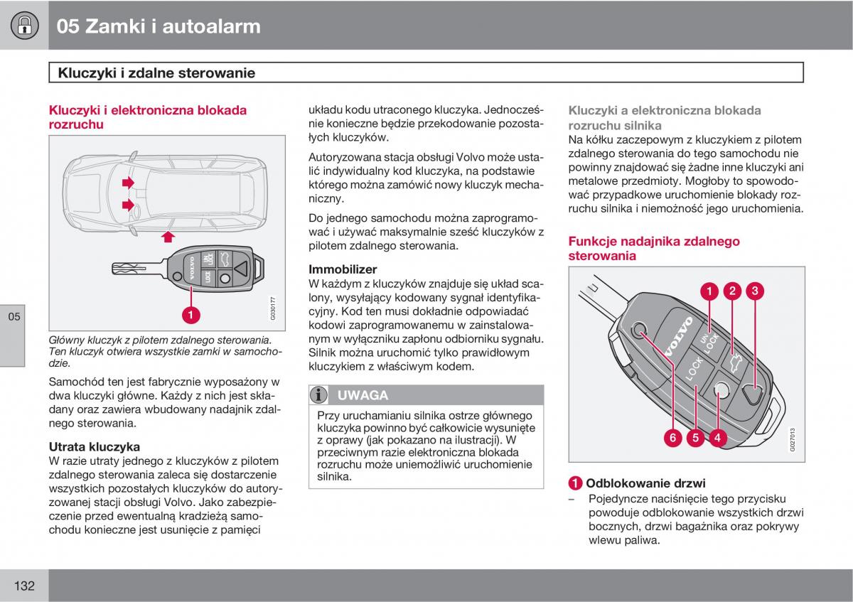 Volvo XC90 XC Classic instrukcja obslugi / page 134