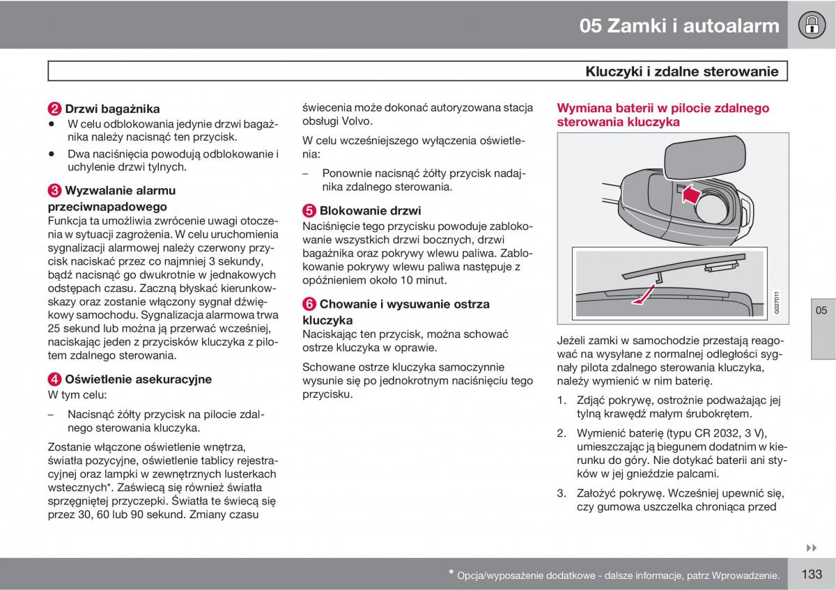 Volvo XC90 XC Classic instrukcja obslugi / page 135